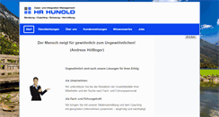Desktop Screenshot of hr-hunold.ch